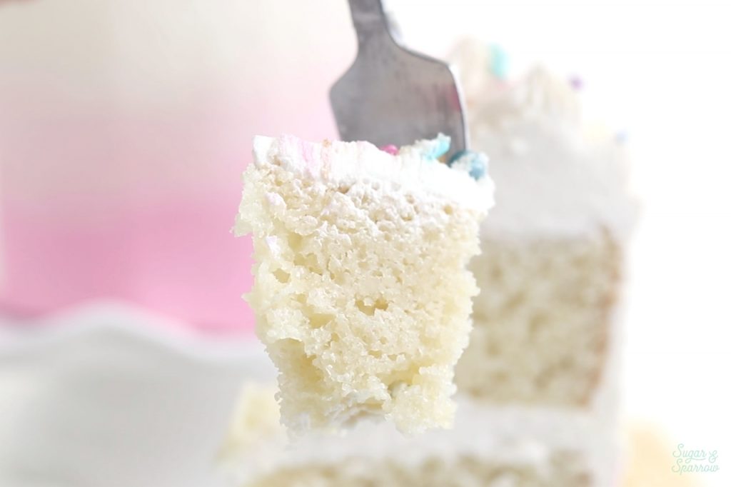 Finally The Perfect Vanilla Cake Recipe Sugar Sparrow