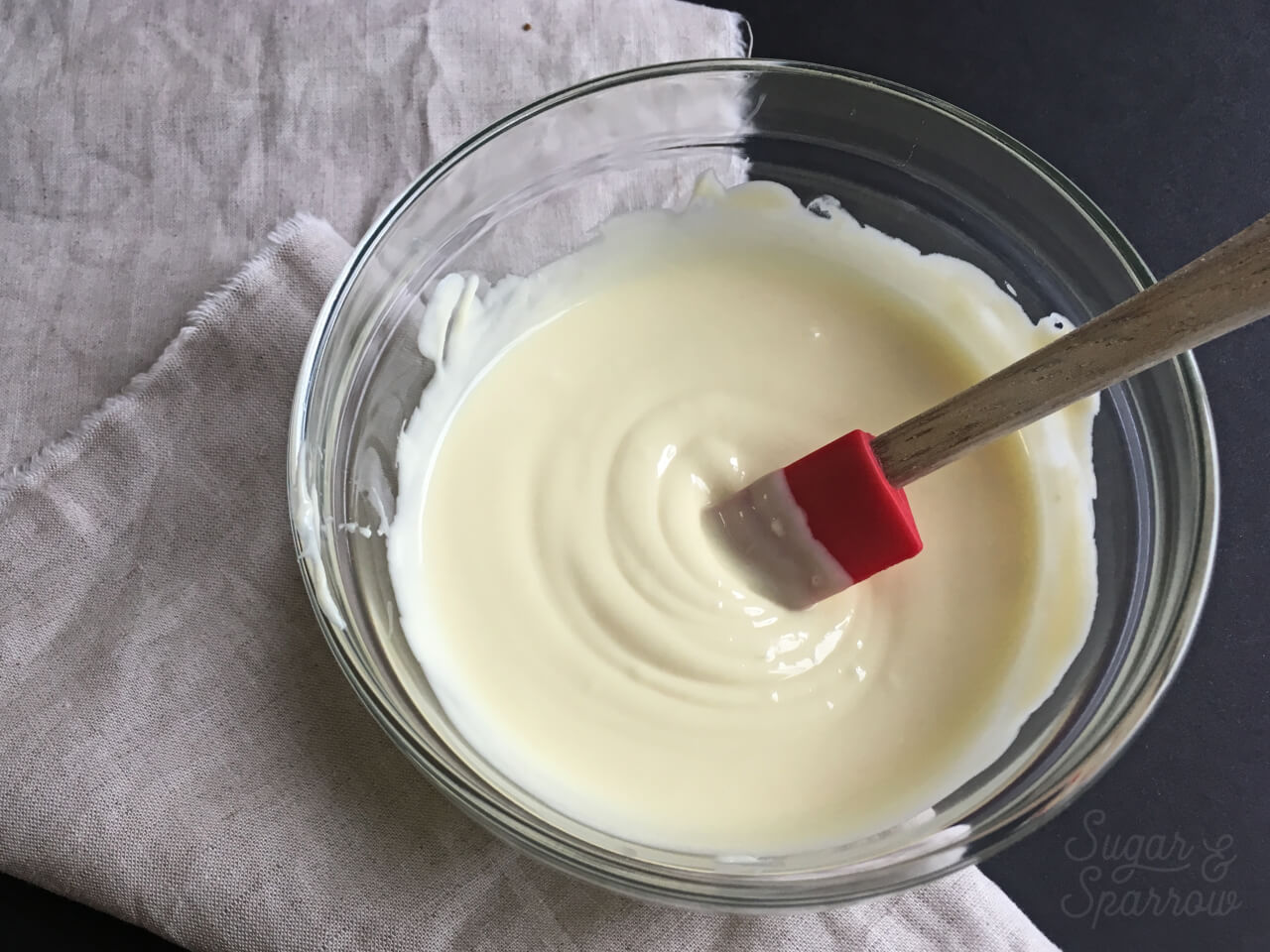 White Chocolate Brushstroke Cake Recipe