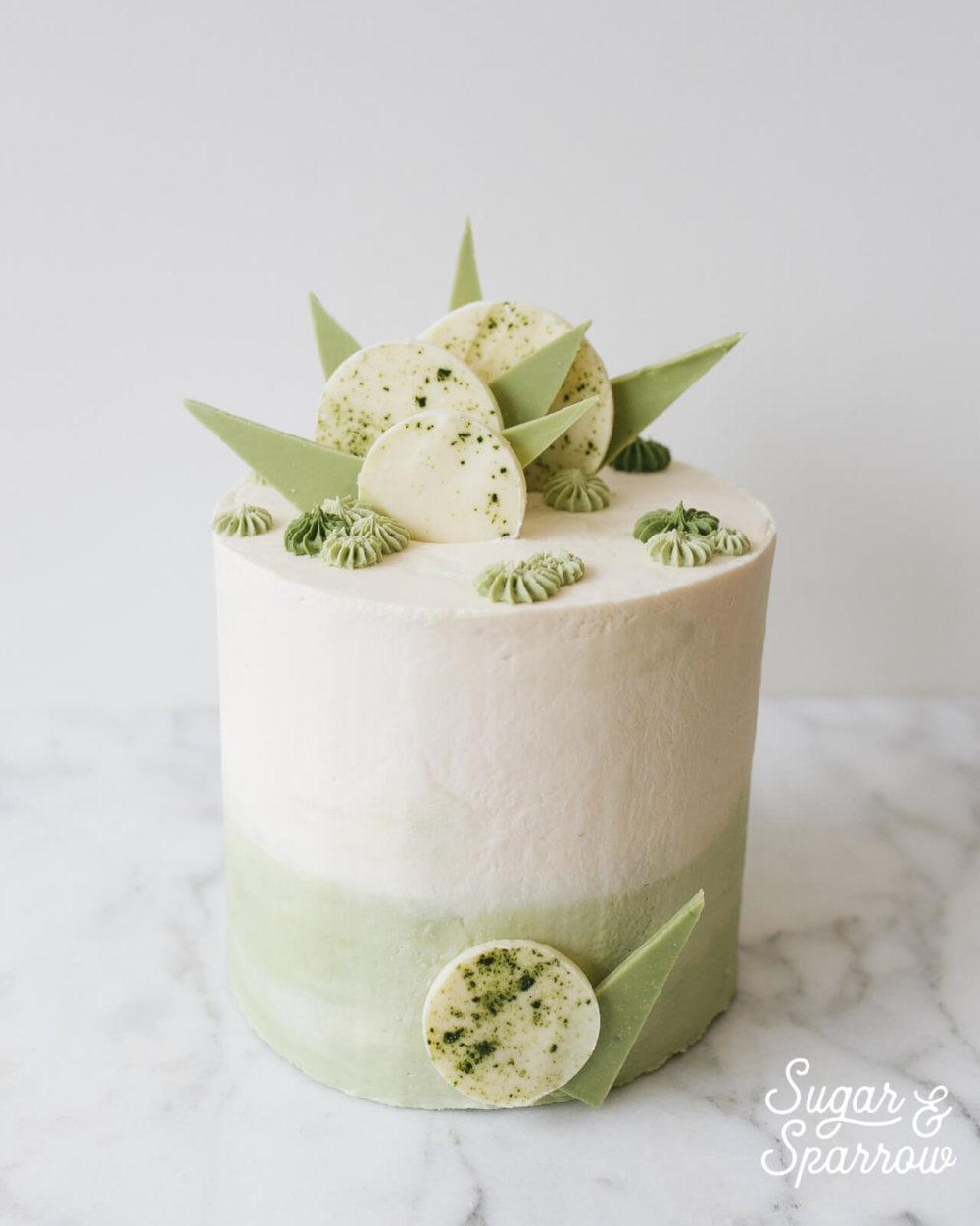 Favorite Matcha Cake Recipe Sugar & Sparrow