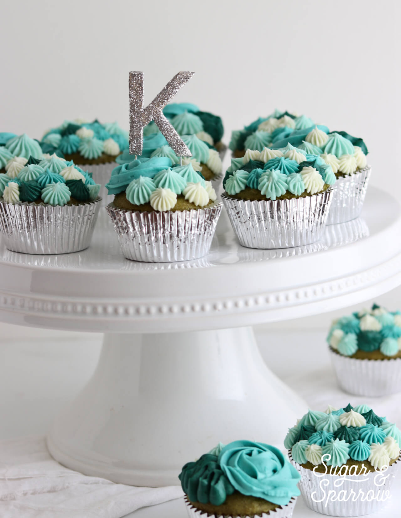 Fondant / Gum Paste Letters Cake Toppers. Edible Letters Cake