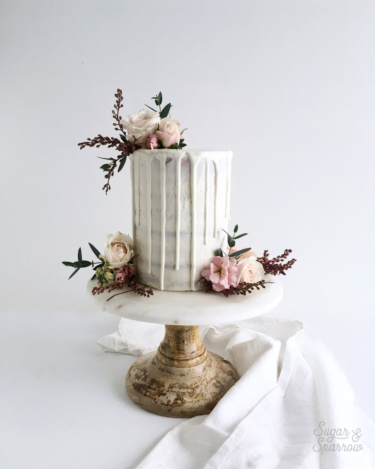 Beautiful Naked Wedding Cake Ideas