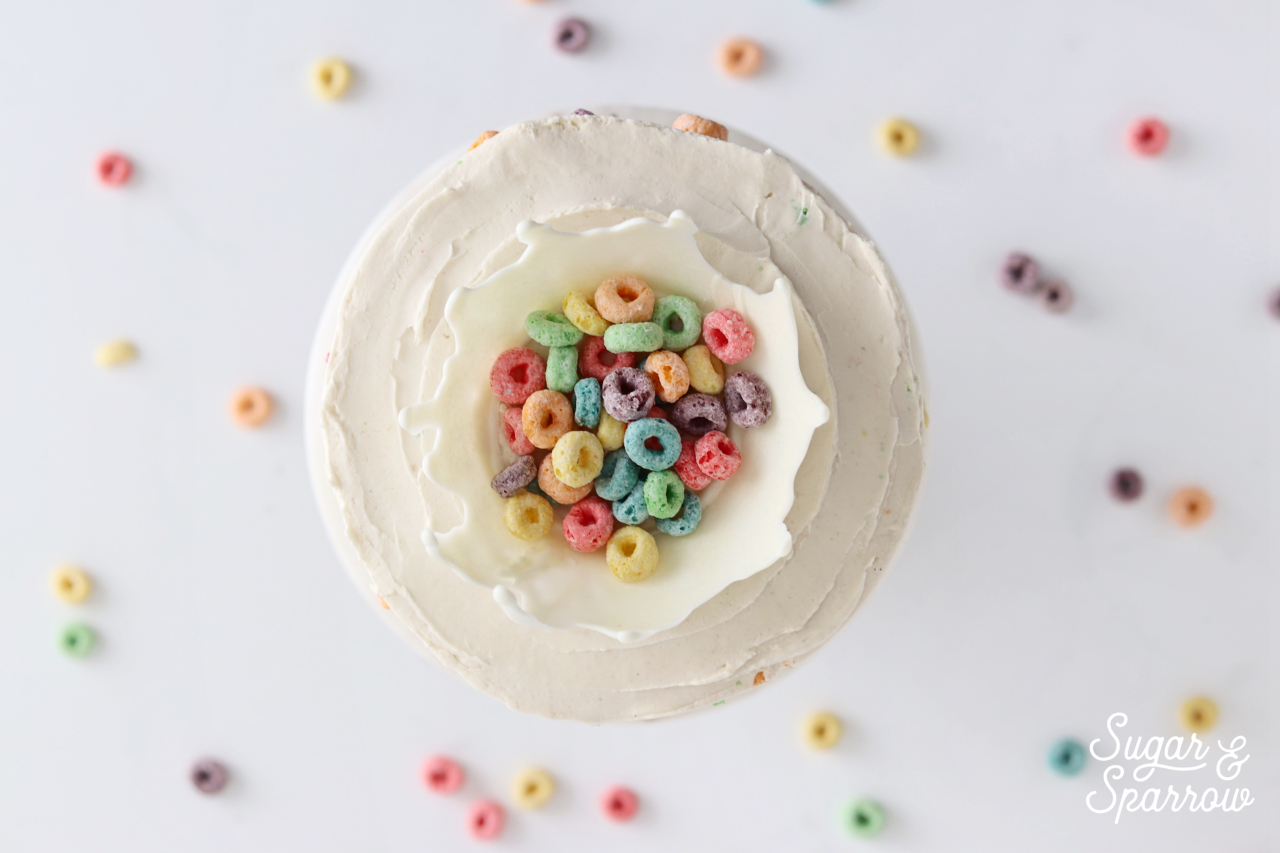 Milk And Cereal Cake Recipe