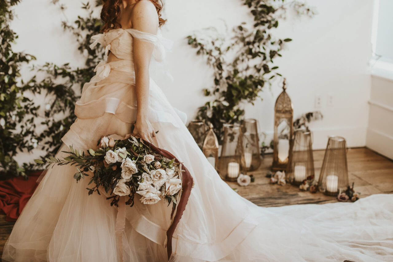 good seed floral wedding bouquet