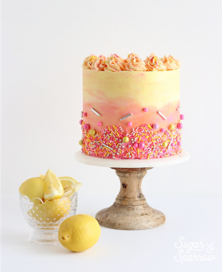 18. Strawberry Lemonade Cake