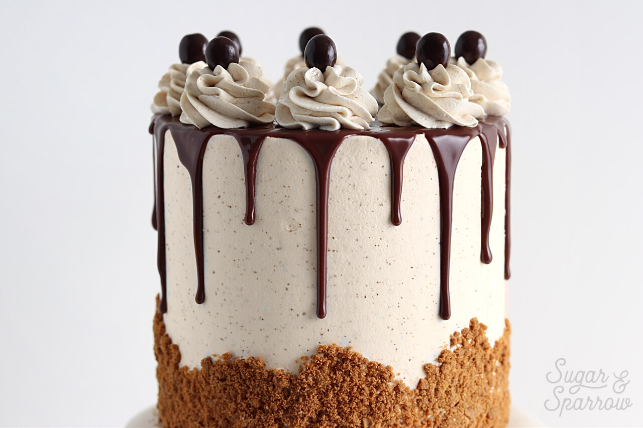 Coffee Layer Cake With Vanilla Espresso Buttercream - Sugar & Sparrow