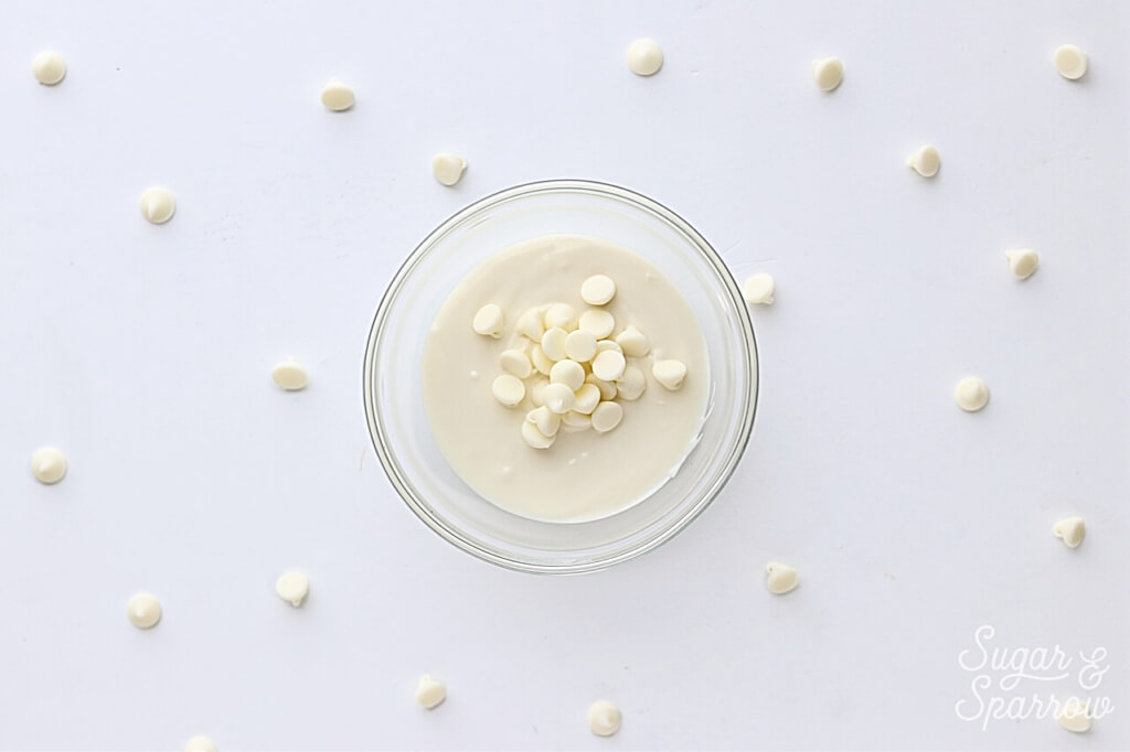 how to temper white chocolate chips