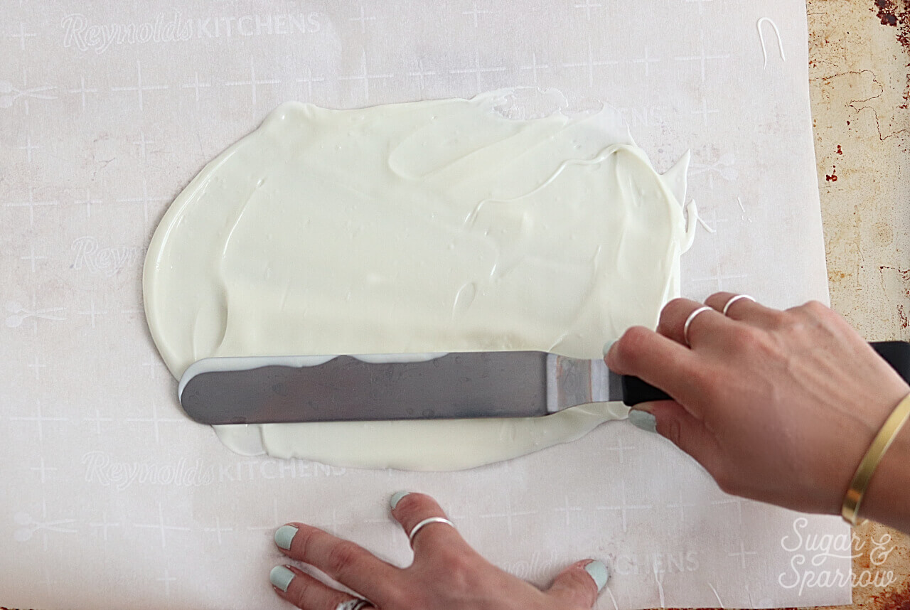 how to make white chocolate bark