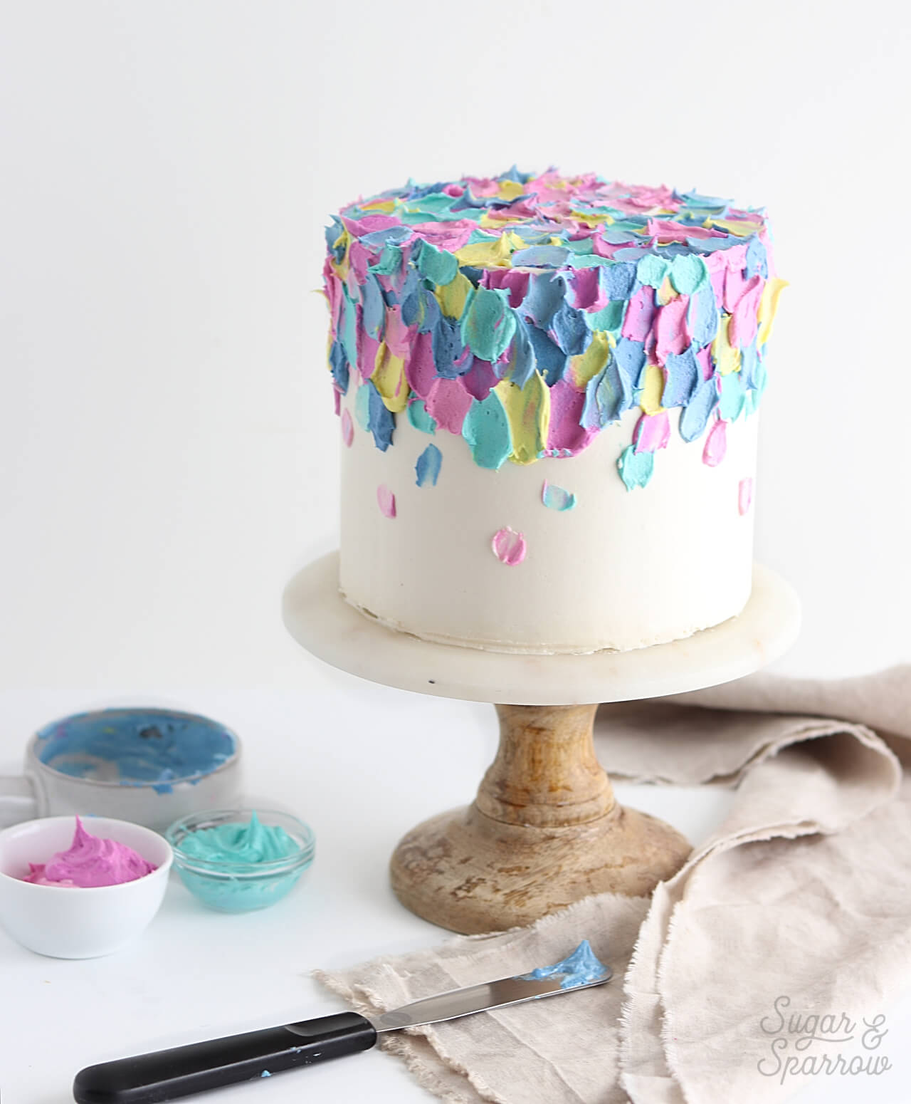 Buttercream Smudge Cake – House Bakes