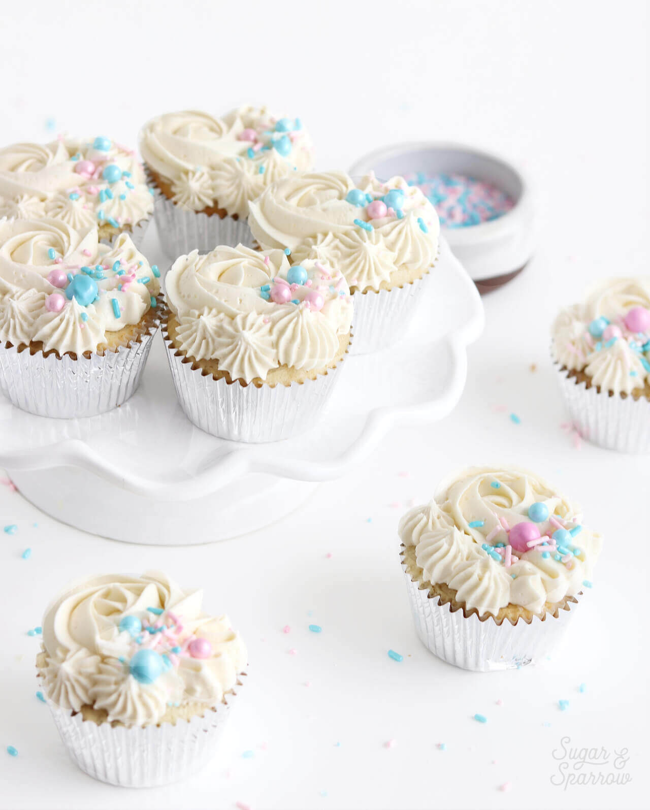 Best Gender Reveal Cupcakes Ever! Recipe