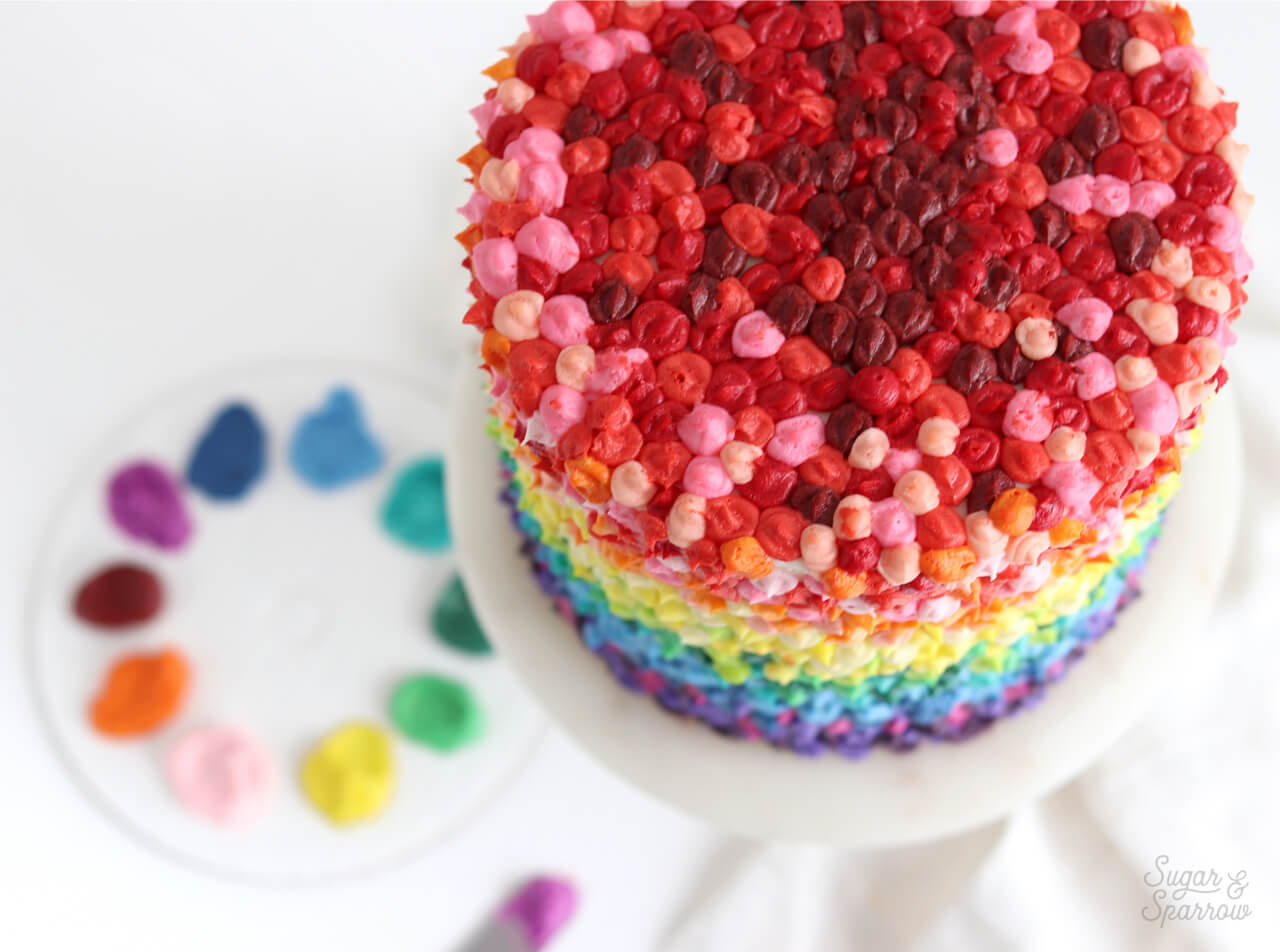 how to make a rainbow cake