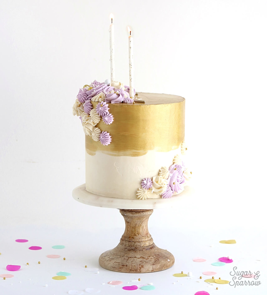 The Best Fda Approved Metallic Gold Buttercream Finish Sugar Sparrow