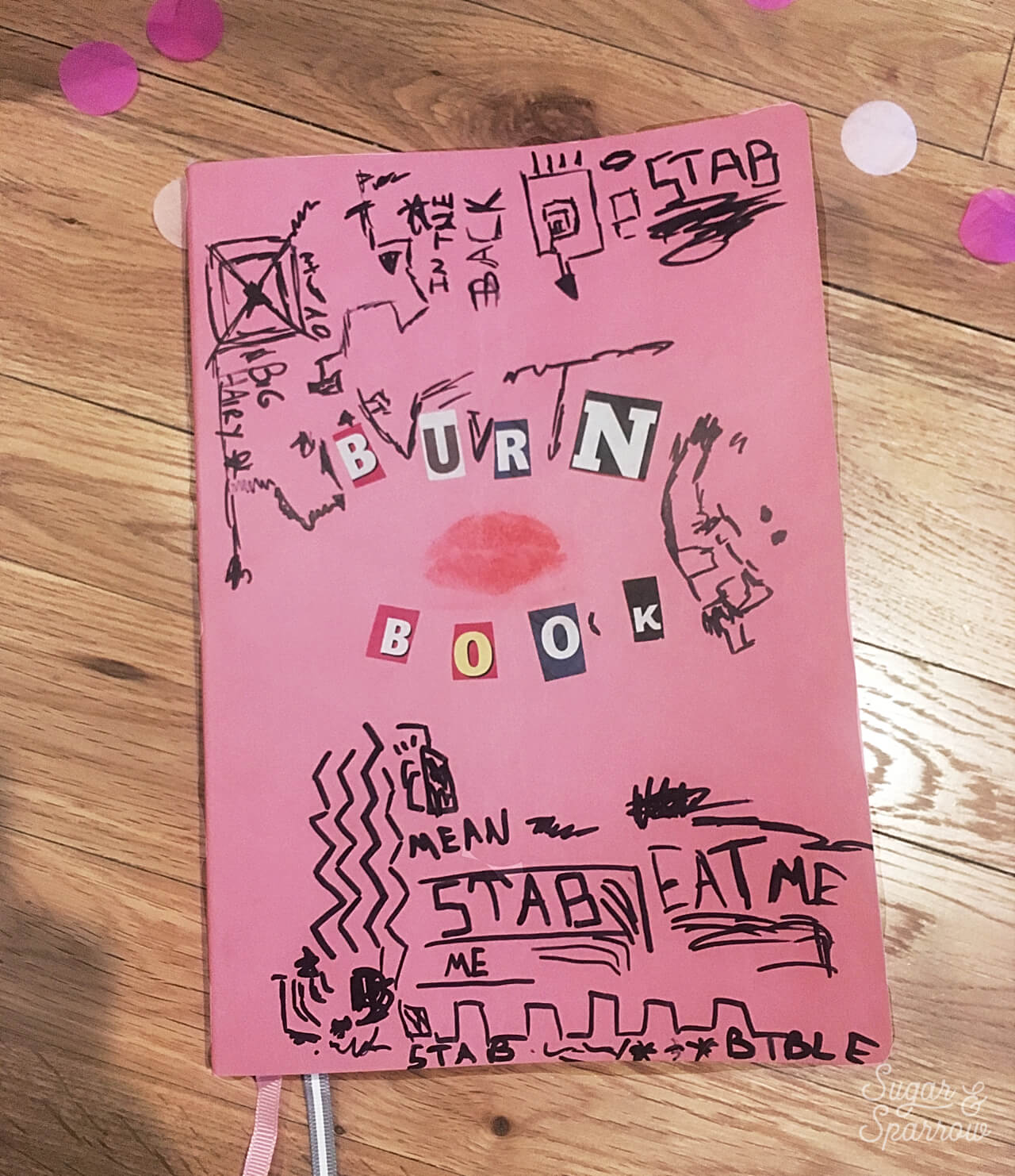 diy burn book mean girls party