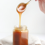 homemade salted caramel by sugar and sparrow