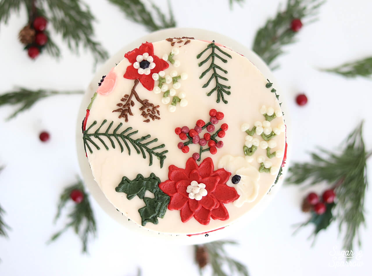 How To Make A Christmas Tree Cake - Sugar & Sparrow