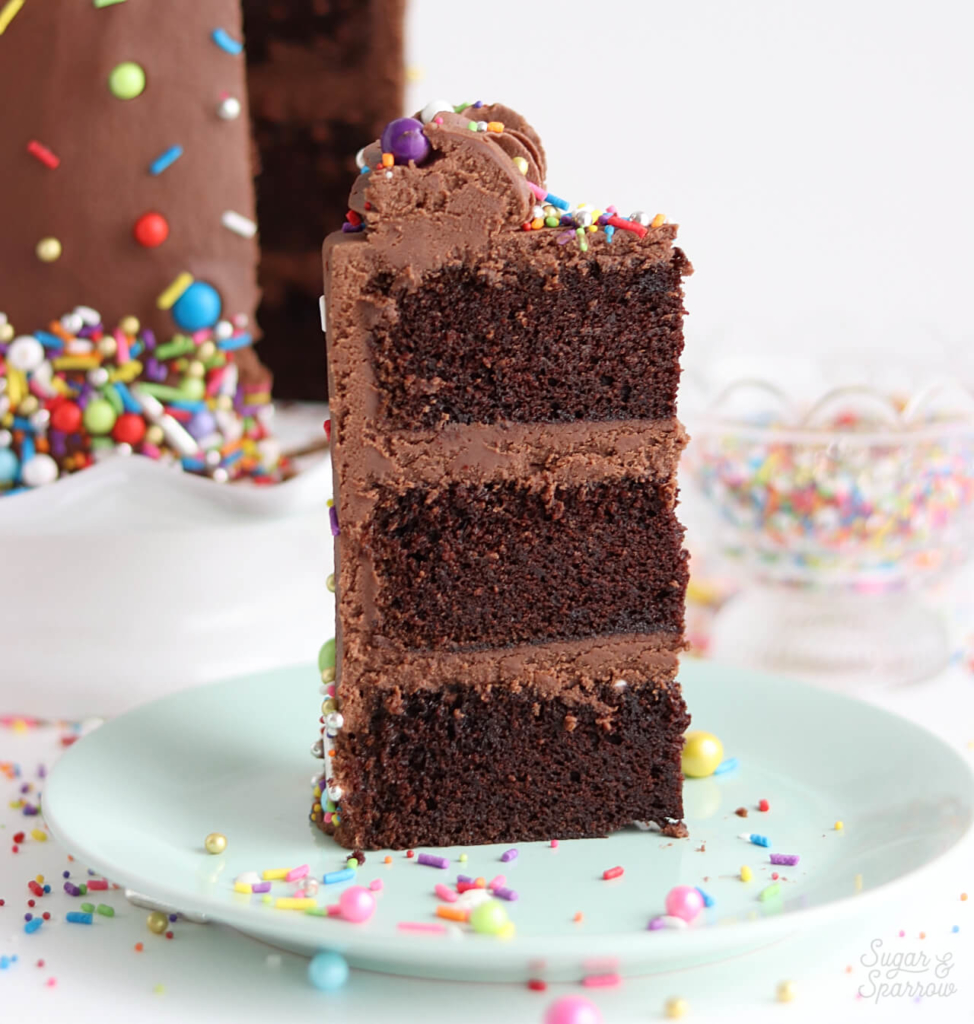 The Perfect One Bowl Chocolate Cake Recipe Sugar Sparrow