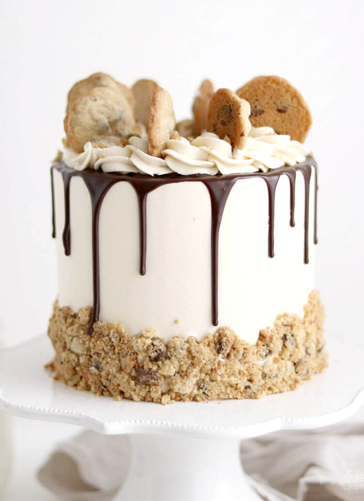 milk and cookies cake
