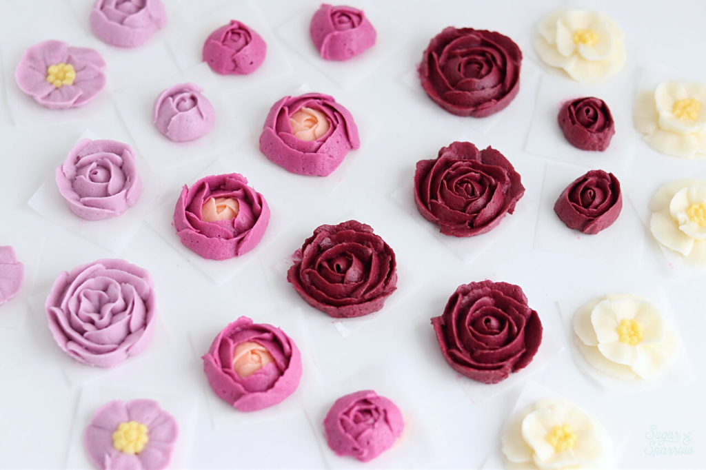 how to make buttercream flowers