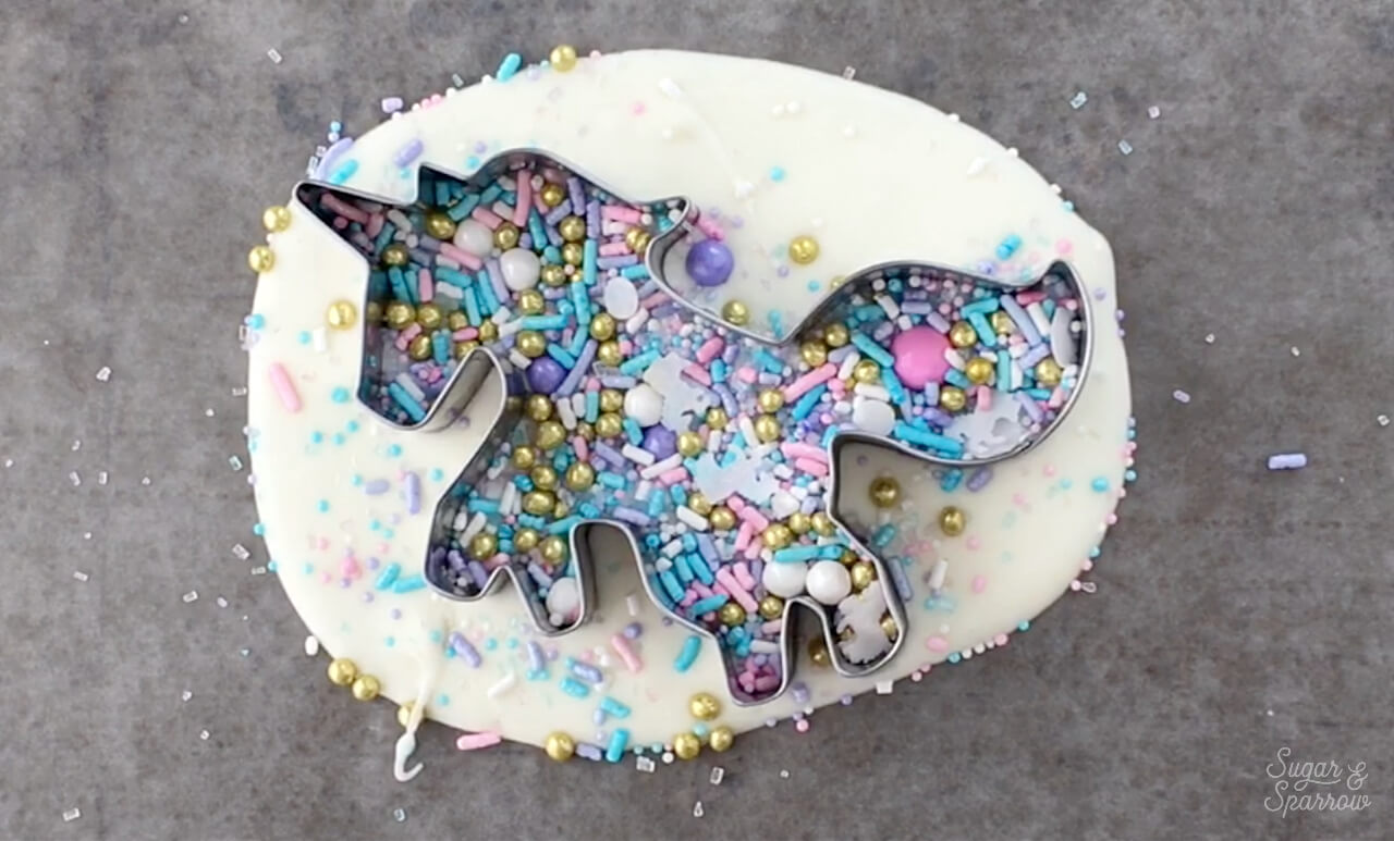 DIY Sprinkled Number Cake Toppers Tutorial - Sugar & Sparrow