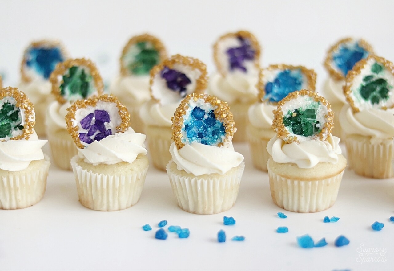 Candy Agate Cupcake Toppers — Honey Blonde