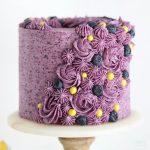 blueberry buttercream recipe by Sugar and Sparrow