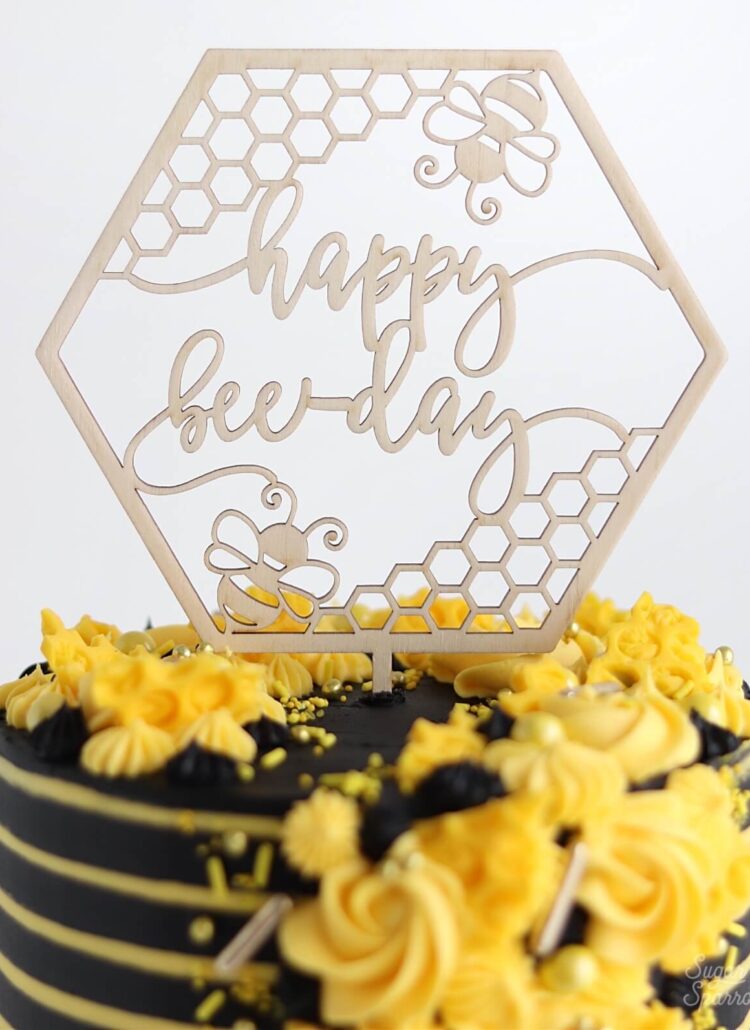 thistle and lace cake toppers
