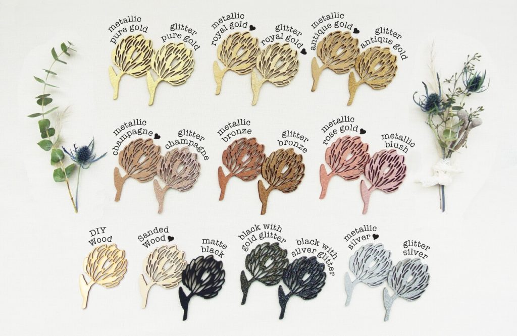 Thistle & Lace color options