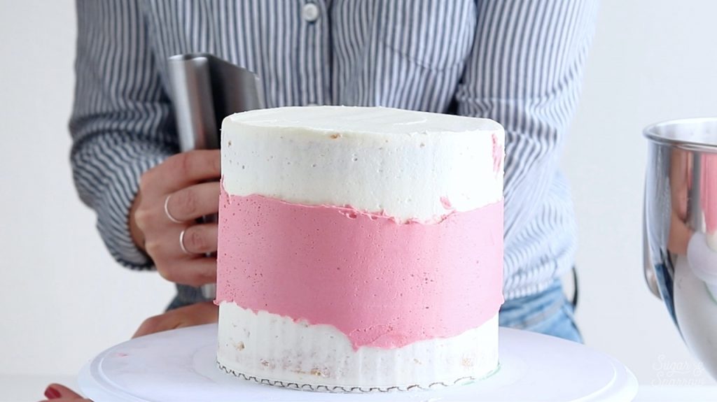 frosting a fault line cake