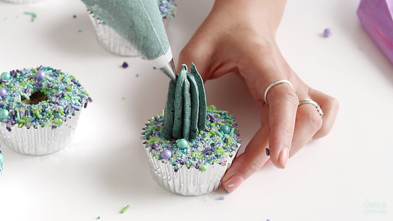 how to make buttercream cactus