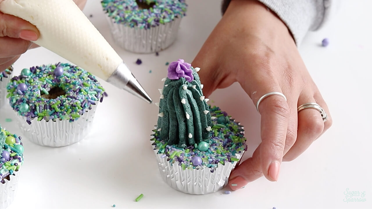 buttercream cactus tutorial