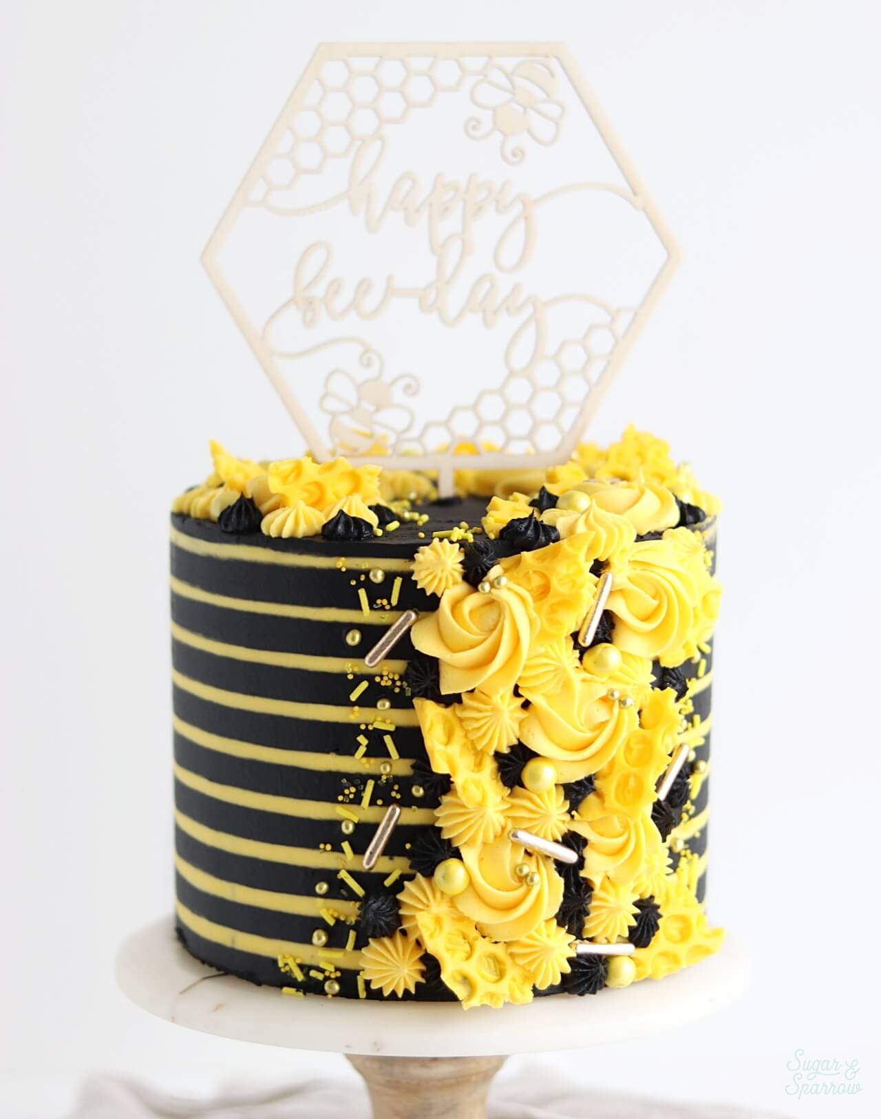 Vegan Chocolate Honeycomb Birthday Cake – DAM Fine Treats