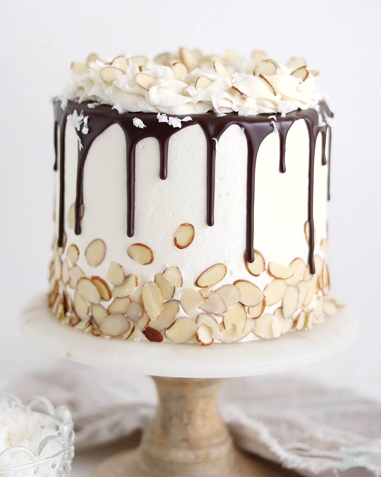 Almond Wedding Cake with Vanilla Buttercream – Beth Biundo Sweets