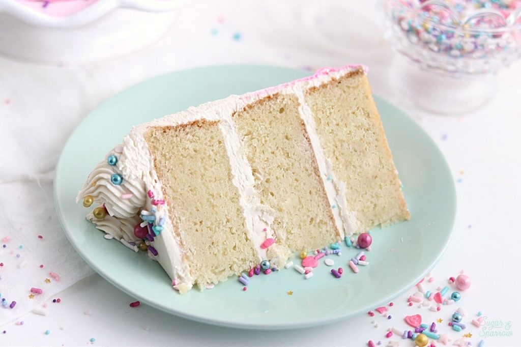 Finally The Perfect Vanilla Cake Recipe Sugar Sparrow