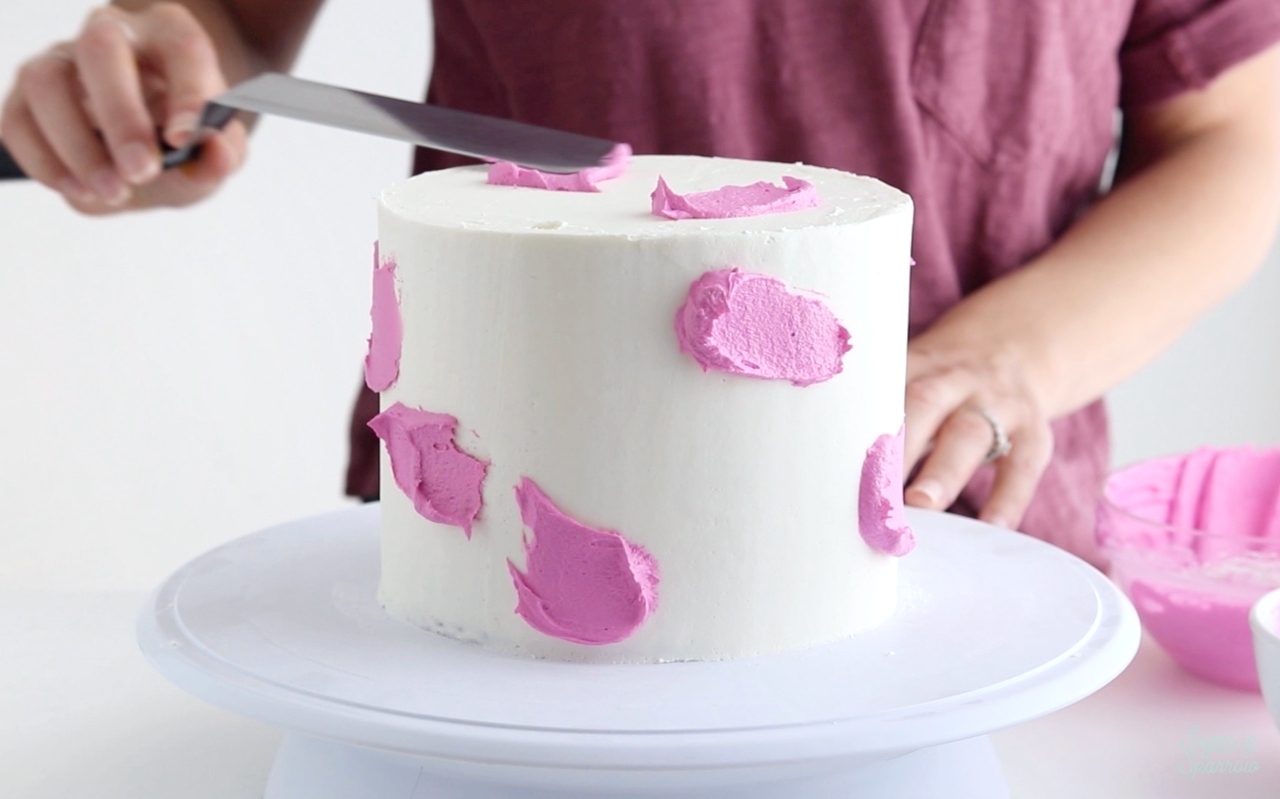 watercolor buttercream tutorial