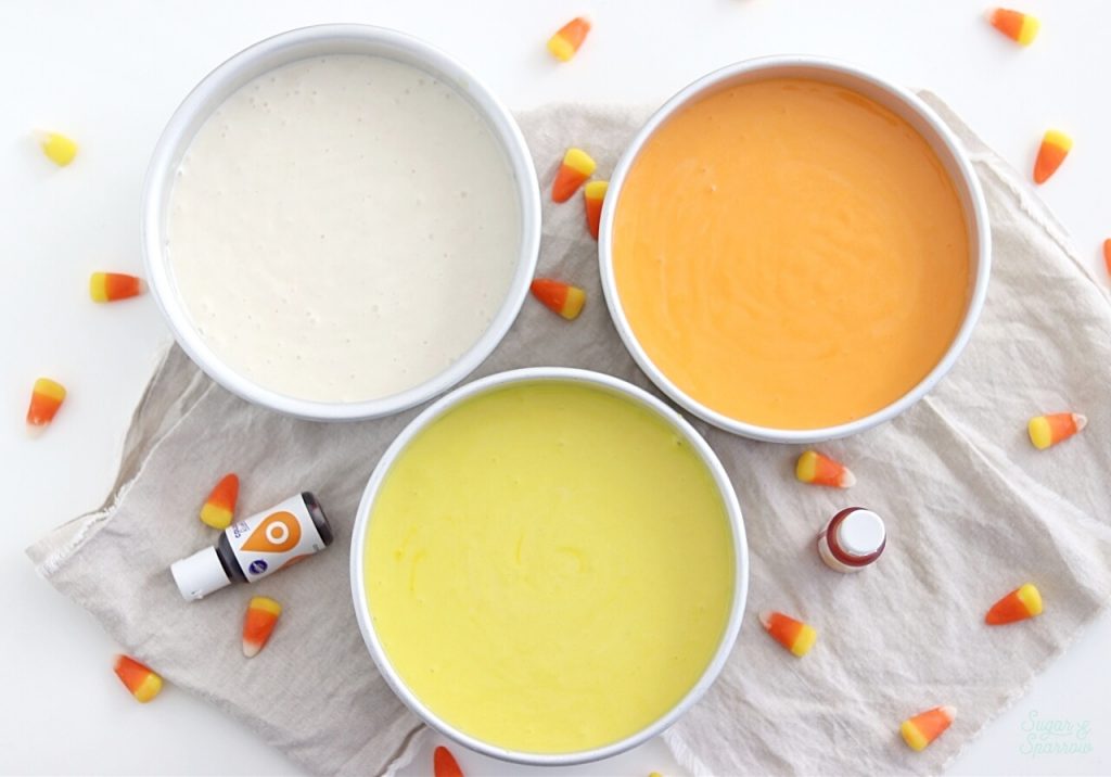 how to color cake batter
