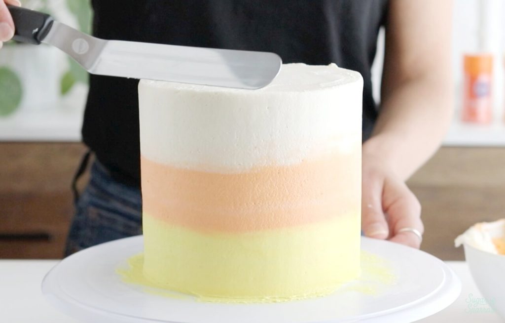 how to get sharp buttercream edges