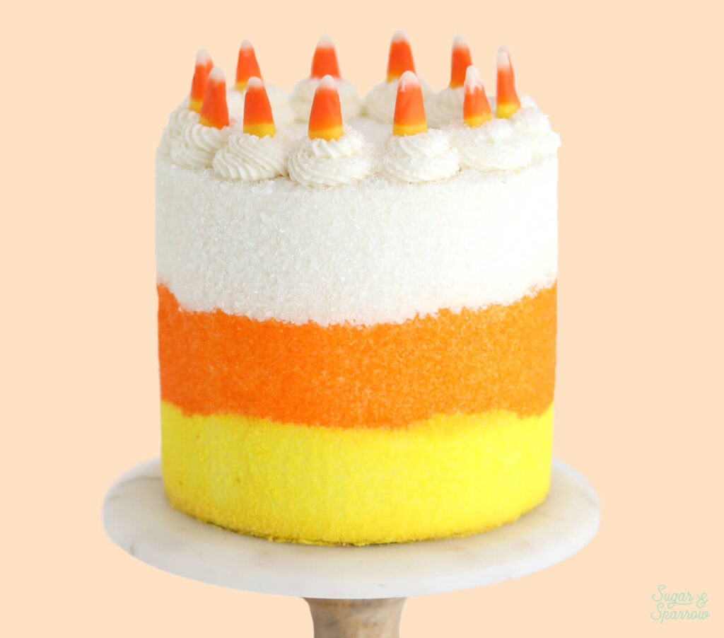 candy corn cake