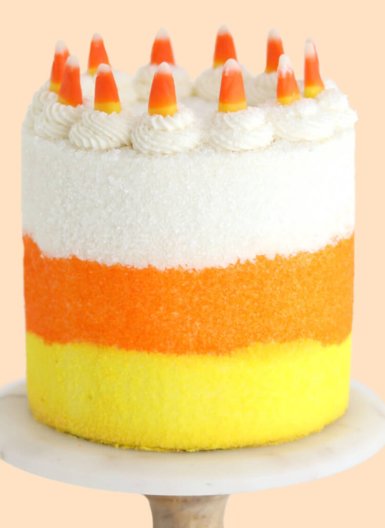 candy corn cake