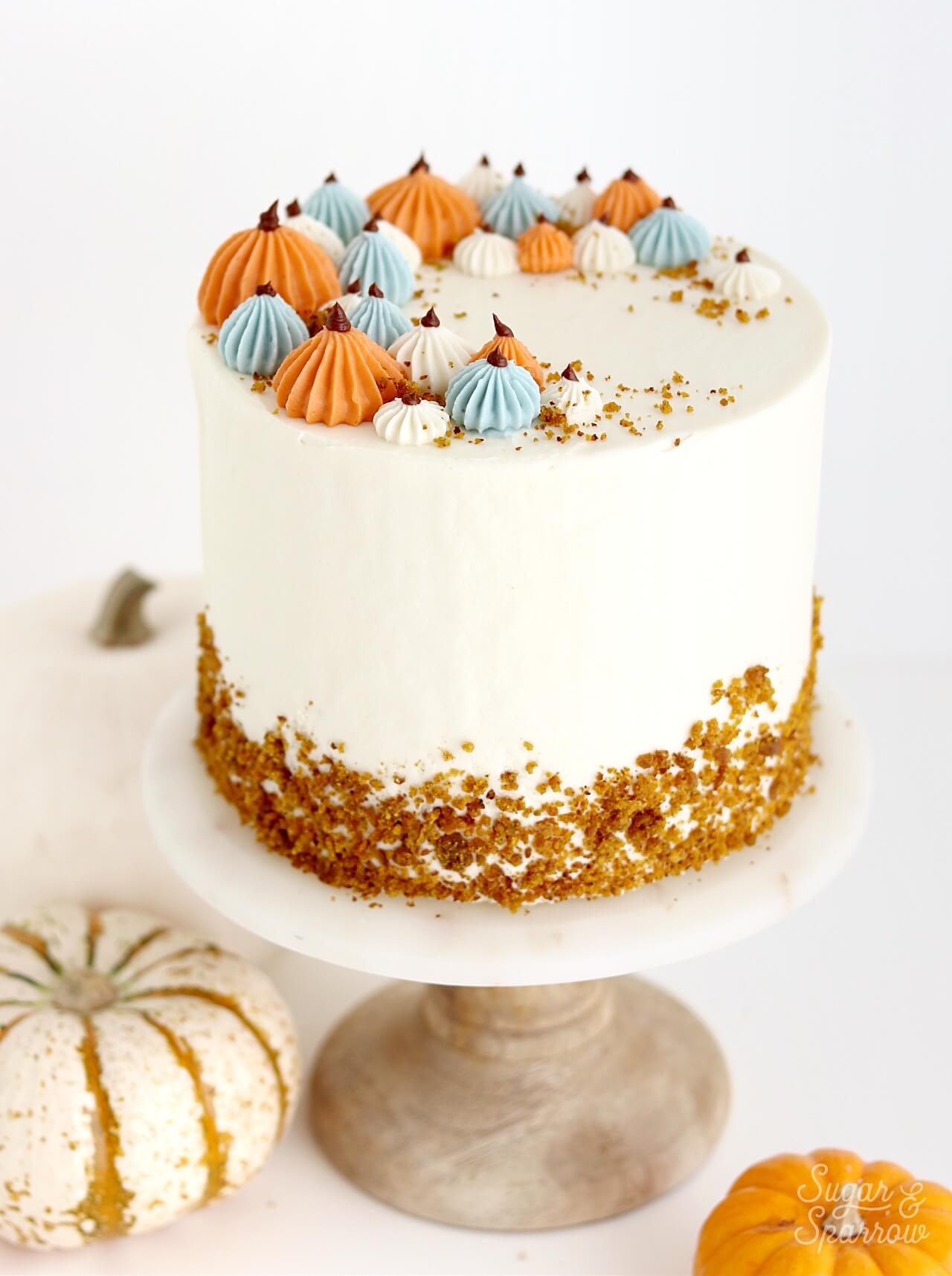 Gingerbread Latte Cake Recipe - Sugar & Sparrow