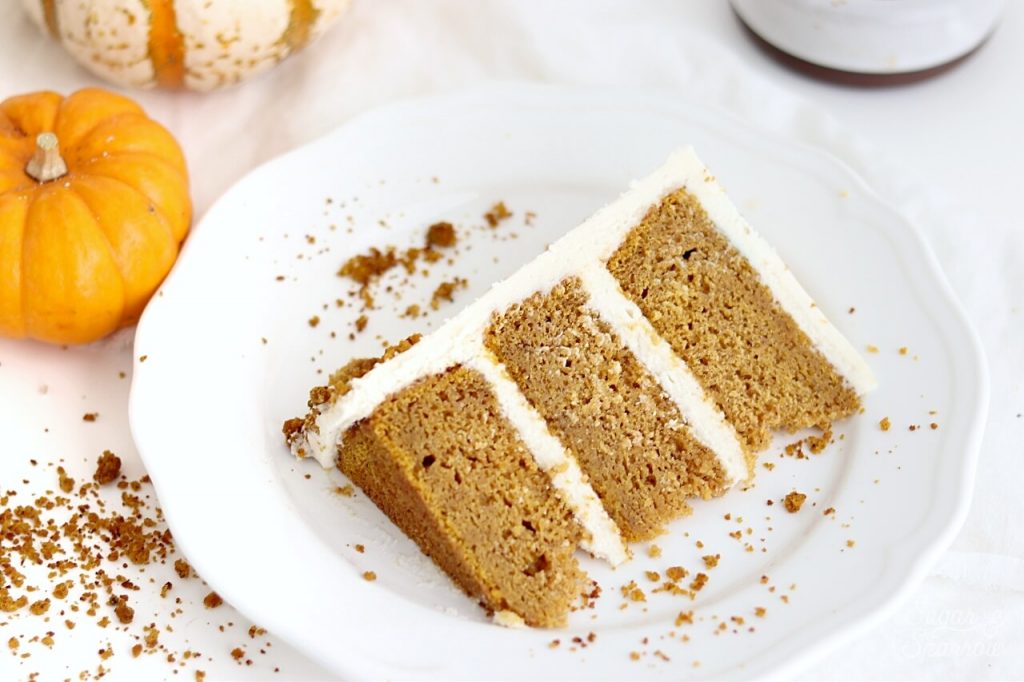 pumpkin cake recipe with cream cheese buttercream
