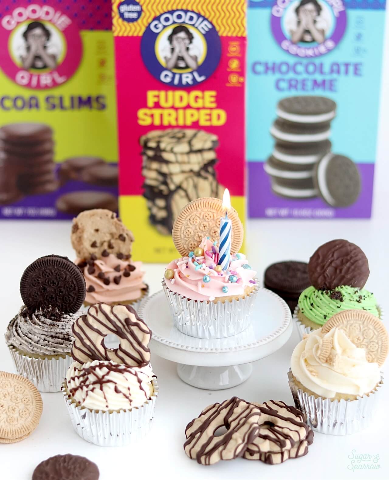 goodie girl gluten free cookie cupcakes