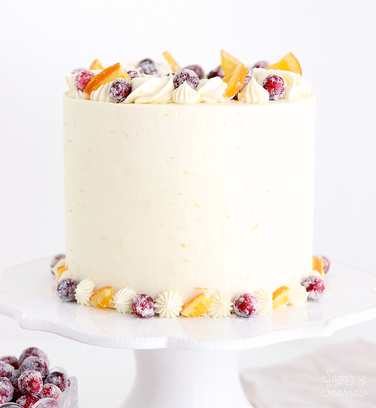 Cranberry Orange Cake Recipe Sugar Sparrow