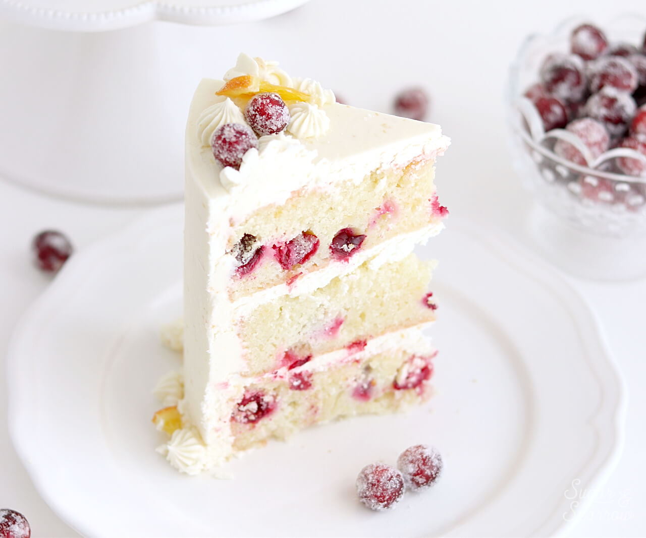 cranberry orange cake with orange buttercream recipe