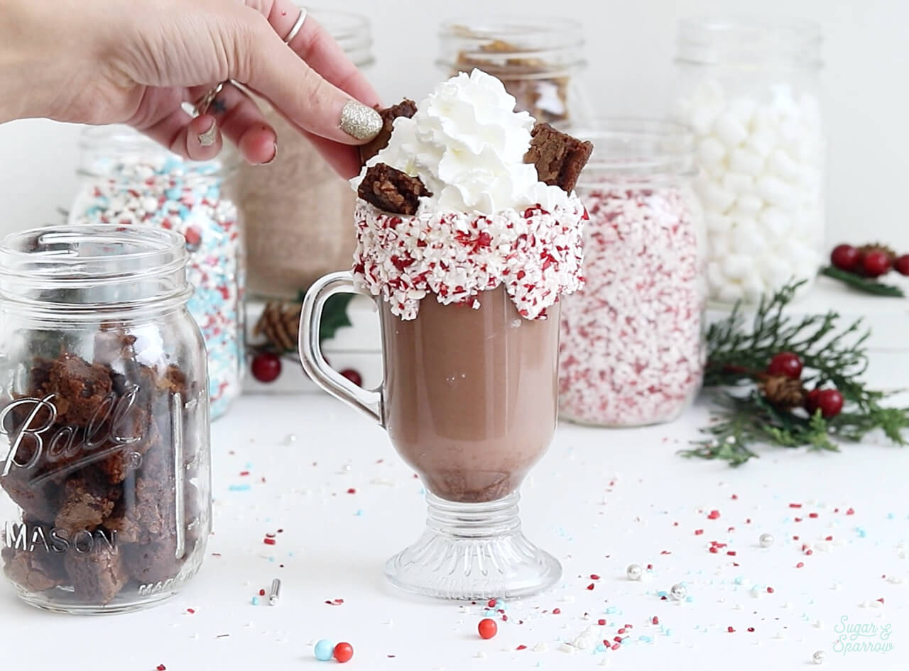 Setting Up An Easy Hot Cocoa Bar • Love From The Oven