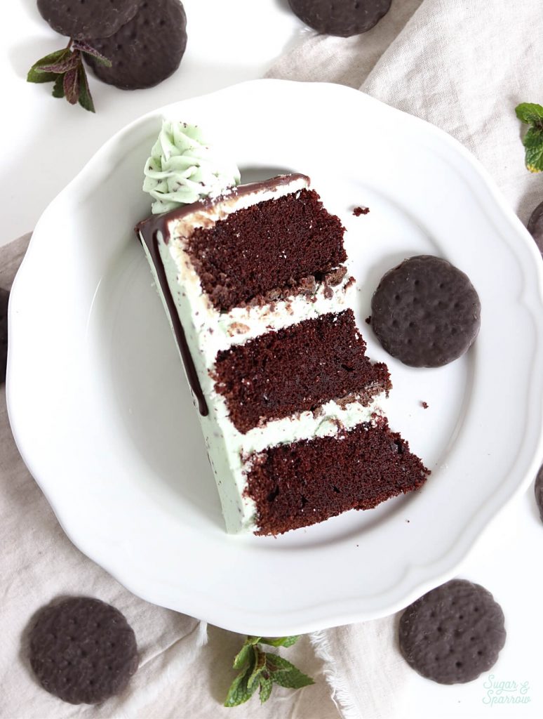 Mint chocolate cake recipe from scratch with mint chocolate buttercream