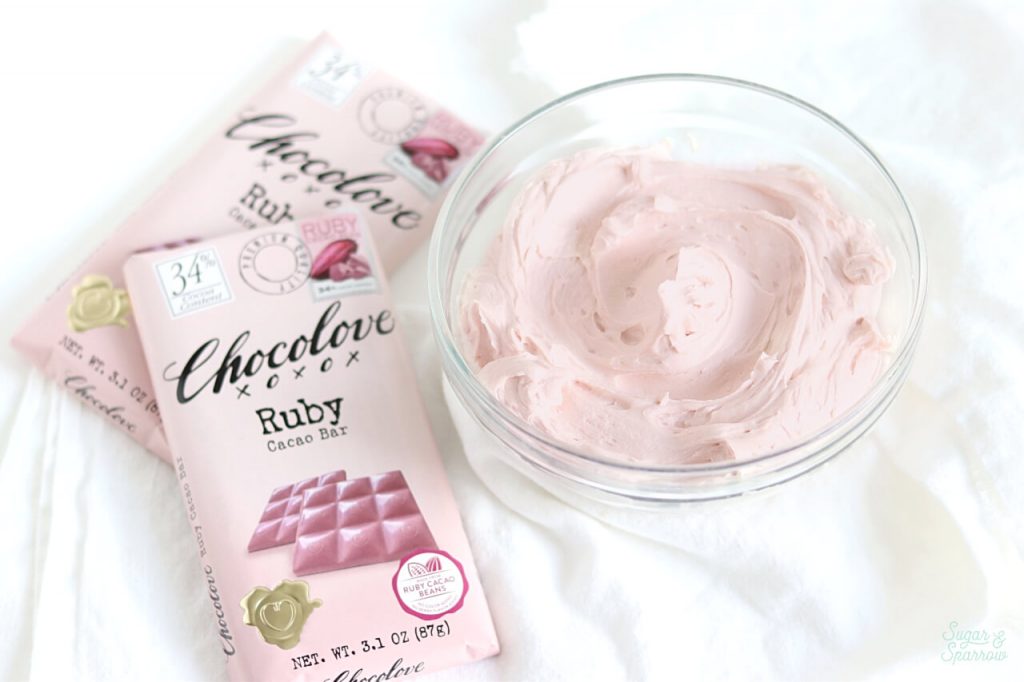 Ruby Chocolate buttercream recipe