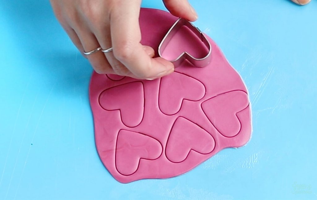 how to make fondant hearts