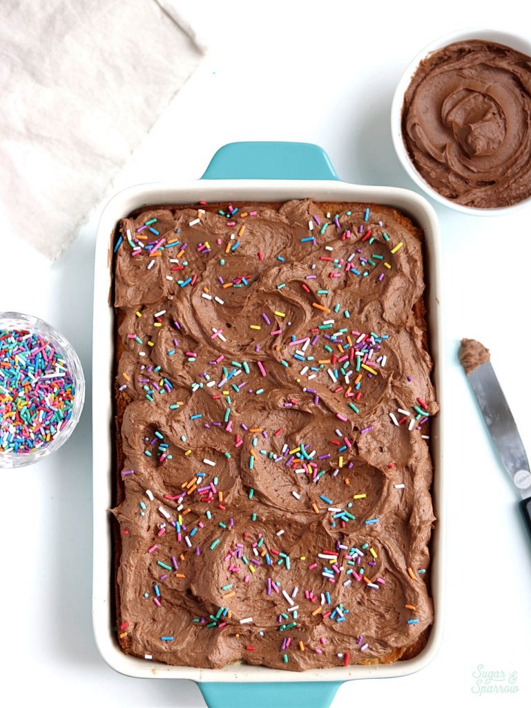 How to Bake a Layer Cake Using a Sheet Pan