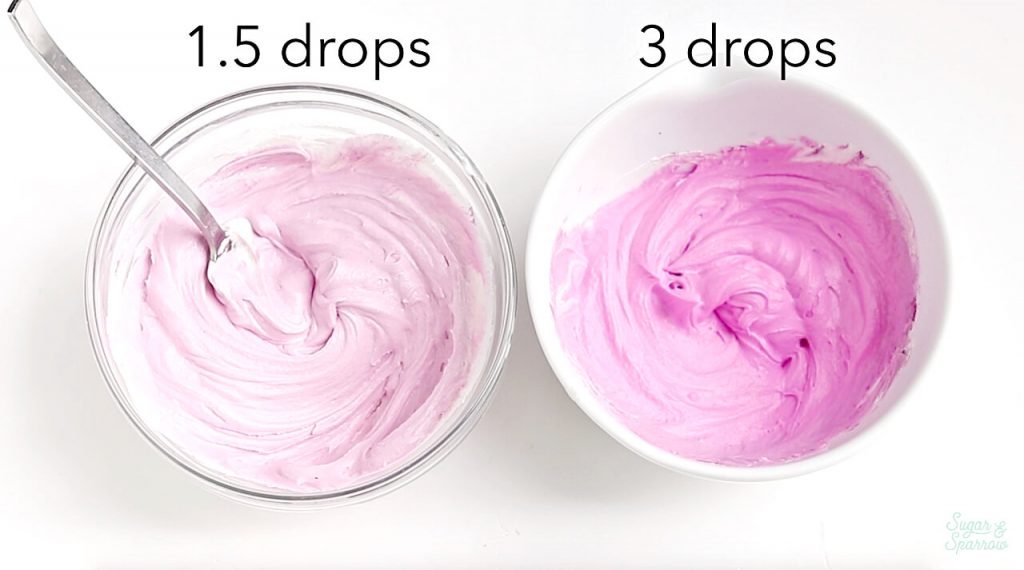 Sådan farves buttercream pink