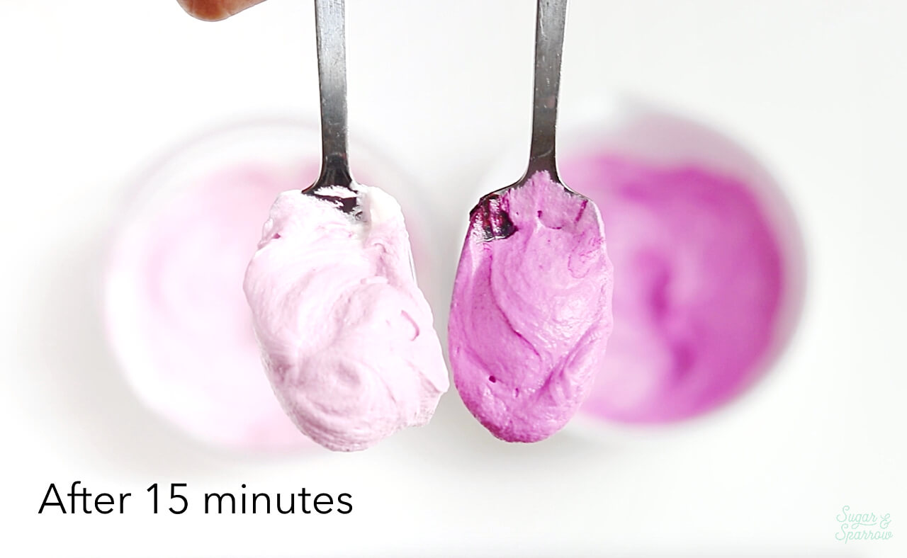 how to tint buttercream frosting