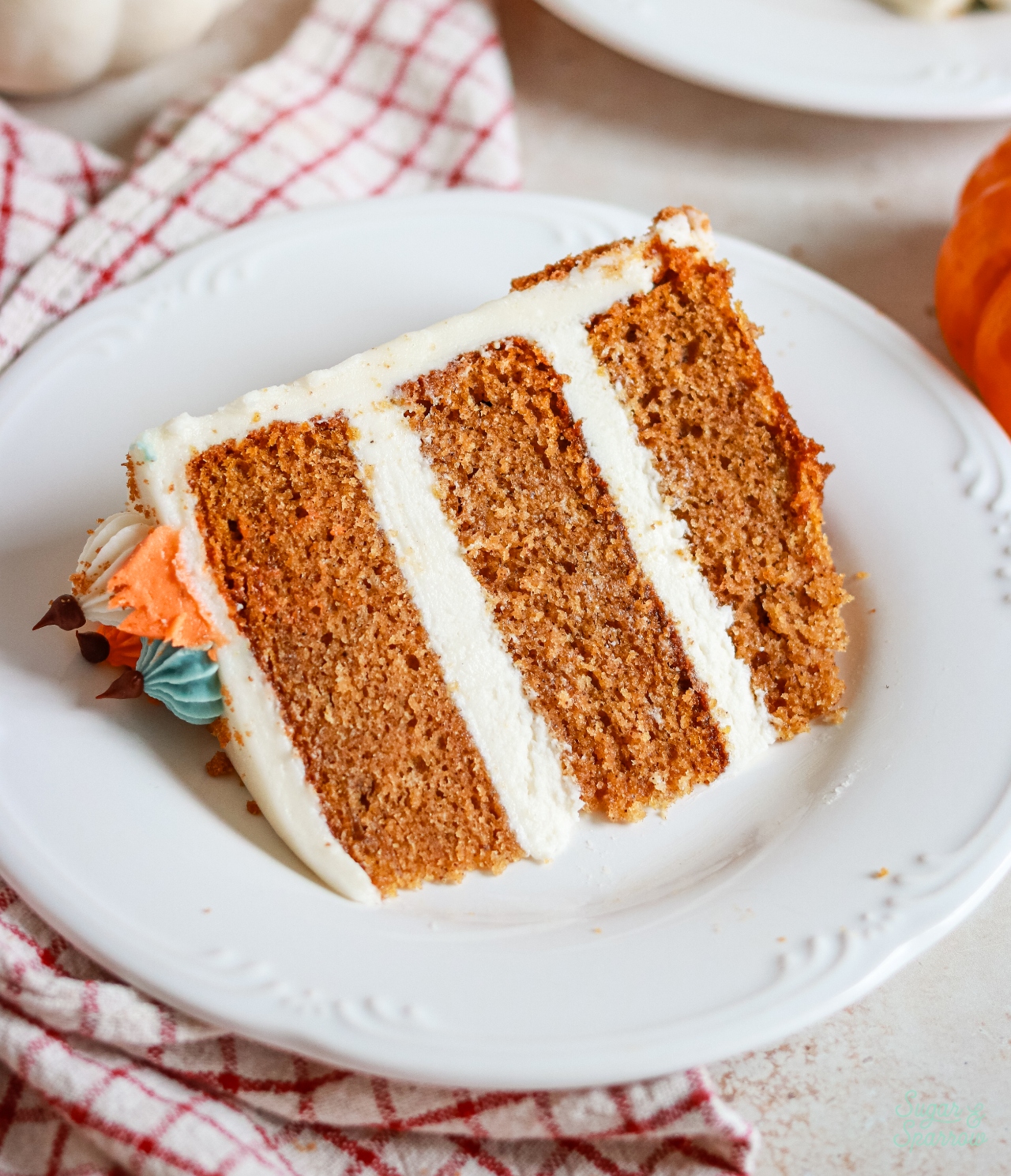 pumpkin cake with cream cheese frosting recipe